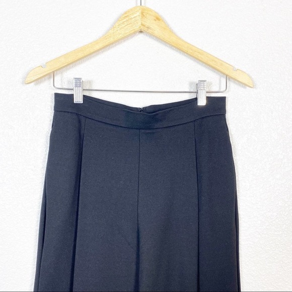 DSQUARED2 Womens High Waisted Wide Leg Trouser Pant in Black Size medium - Picture 3 of 13